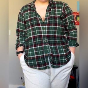 Boyfriend fit flannel